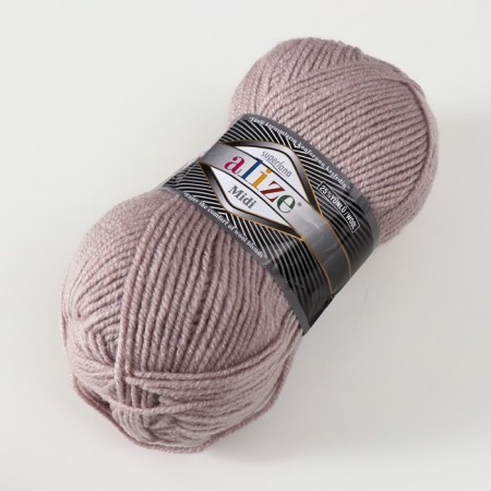 Yarn "Superlana Midi" 25% wool, 75% acrylic 170m/100g (652)-1