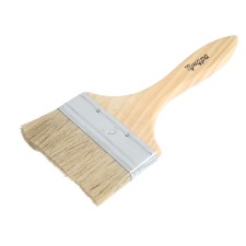 Brush flat tundra, mixed bristles, wooden handle, 4 