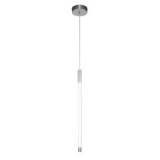 Suspended Indigo, 14006/1p Chrome. 1x10W, LED, 1000LM, 4000K, 120x120x635/2135 mm, matte white color
