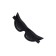 Mask soft closed acute Pecado BDSM, genuine leather, black