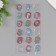 Stickers for creativity plastic "Flower wealth" 9.3x20.4 cm