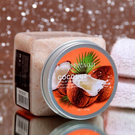 Cream-scrub for body renewing with a coconut 500 ml-1