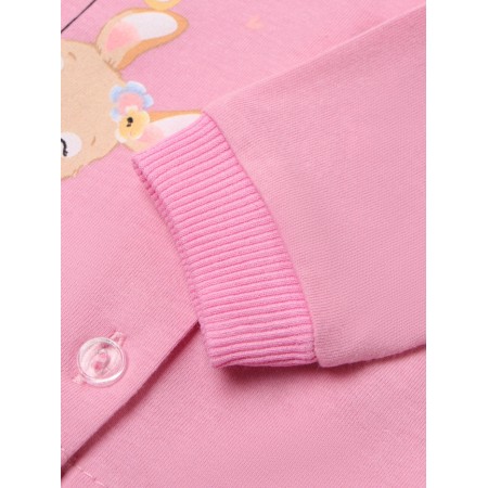 Baby "Bunny" blouse, pink color, height 74-2