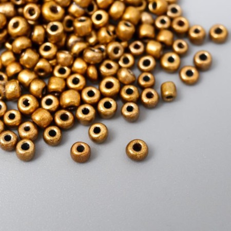 12/0 round beads in the bottle "Gold" 20 g-2