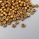 12/0 round beads in the bottle "Gold" 20 g