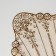 Openwork napkin for the table "Rays", 84 × 40 cm, PVC, gold color