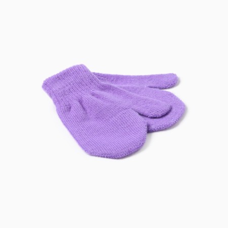 Baby mittens minku, purple color, 12 cm-1