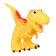 Rubber toy for the bath "Dinosaur: Tyrannosaurus, 22 cm, with a squeak, crumb I