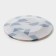 Plate Glass Dessert shade "Pink marble", D = 20 cm