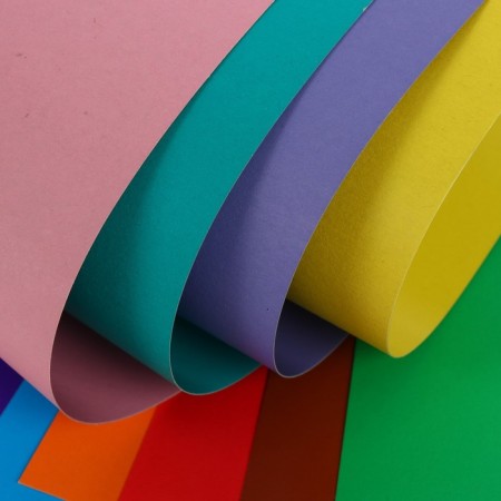 Cardboard of color two -way A4, 14 sheets, 14 colors "cunning", shaken-3