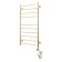 Domoterm electric heated towel rail "Medea" P10, 500x1000 mm, right, gold