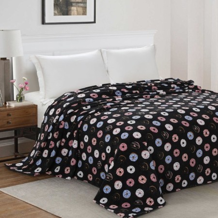 Plaid 150x200cm, coral-flis 165g/m, 100% polyester