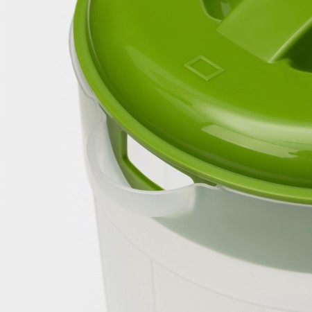A jug with a lid Ricco, 2.5 l, 20 × 14.5 × 22 cm, green color-3