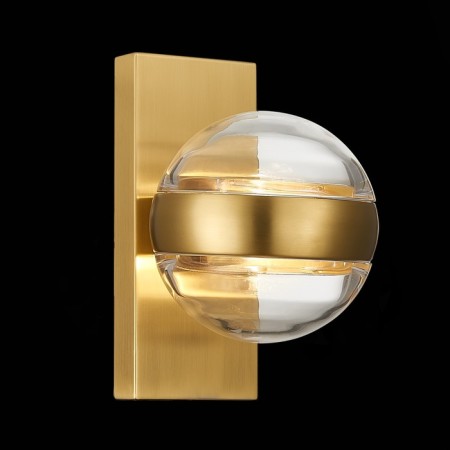Wall lamp ST LUCE. SL1156.301.01. Bala. 1x5 W, G9, 4000K, 15x25 cm, brass color-1