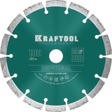 Diamond disk Kraftool 36680-180, 10 x 2.6 mm, d = 22.2 mm, 180 mm