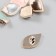 Button plastic for creativity "Stone Leaf" mix 2.7x1.3x1 cm