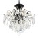 Chandelier "Dalila" 5he14 40W Black gold 40x40x39cm Bayerlux