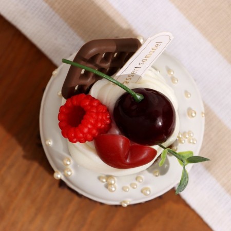 Mulyage - Magnet "Cake Berries in Chocolate" 7x7x9cm-2