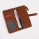 Women's wallet on the button, redhead color