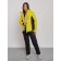 Ski jacket female, size 50, yellow color