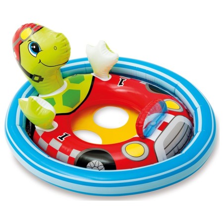 Circle for swimming "animals", with a seat, from 3-4 years old, color mix, 59570np intex-1