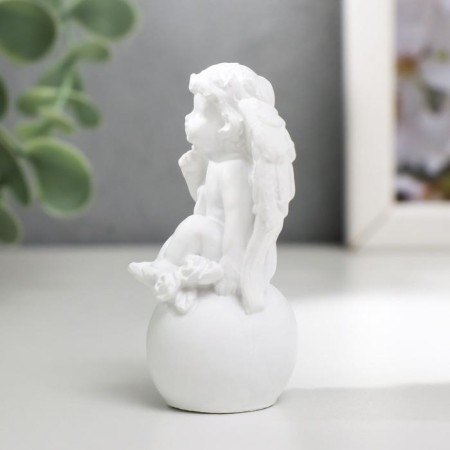 Polystone souvenir "Snowthrough angel on the ball" MIX 6.2x4x2.5 cm-3