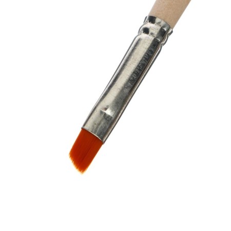 Synthetic brush inclined No. 8 calligrata (D-8 mm; L-7/9 mm), handle tree-4