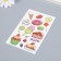 Tattoo on the body color "Sweets. Citrus and berries" 12x7.5 cm