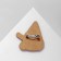 Brooch wooden "meme" osi, color