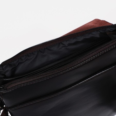 Male bag, brown color-3