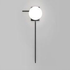 Wall lamp EUROSVET Fredo 40033/1, E14, 1x60W, 250x187x800 mm, color black pearls