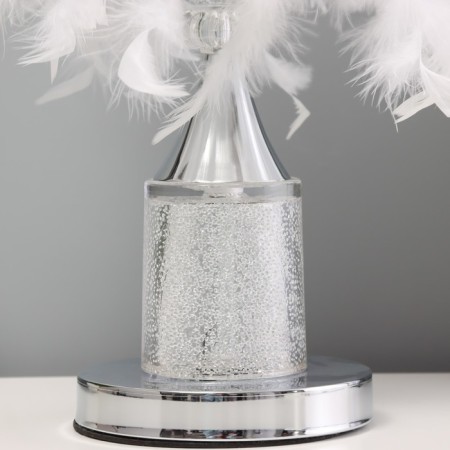 Glamur light lamp E27 40W chrome 26x26x37cm Risalux-3