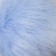 Pompon artificial fur "blue" with black tips d = 13 cm