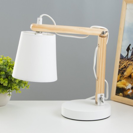 Bend table lamp E14 40W white 22x14x42cm Risalux-2