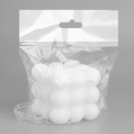 Figure candle "Babba", coconut aroma, white-3
