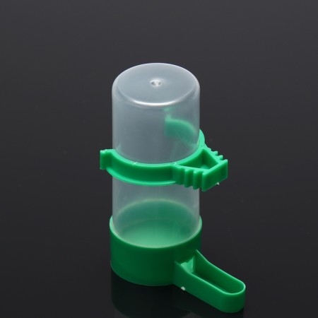 Drinker/bird feeder 3 x 9 cm, 60 ml, green-4