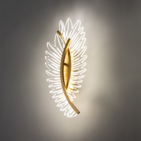 Bra "Wings" LED 24W 3000-6000K gold 50x20x15cm-3