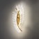 Bra "Wings" LED 24W 3000-6000K gold 50x20x15cm