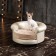 Sulperion Marphy, 62x60x30 cm, furniture fabric, size S, beige color