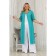 Cardigan female, size 52, green color