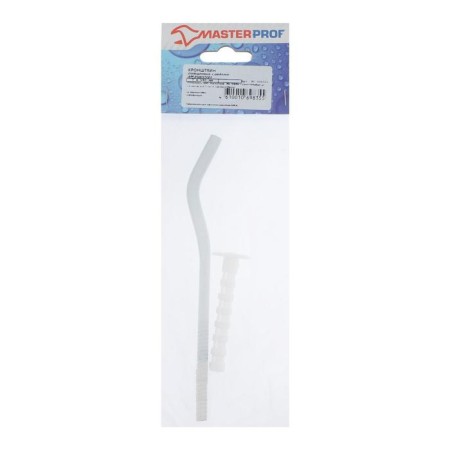 Masterprof radiator bracket, universal, with dowel, 7x180 mm, flattened, white