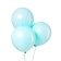 Latex ball 12 "Makarun", set of 100 pcs., Blue color