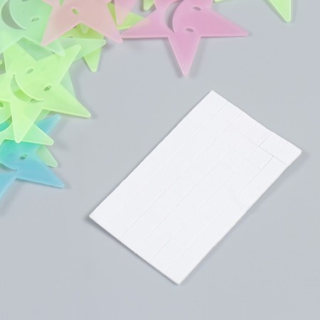 Stick phosphorus plastic "Smail Star" set 40-43 pcs 19x13 cm-3