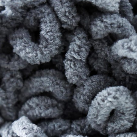 Yarn "Puffy Fine" 100% micropoliester 14.5m/100g (343 gray)-2