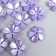 Beads for creativity plastic "Pearl Flower" set 40 pcs Violet 1.5x1.5 cm
