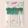 Set for decorating "Butterflies", set of 5 pcs., Blue color