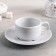 White Coffee couple, 170 ml, a diameter of a saucer 15 cm, stagnant