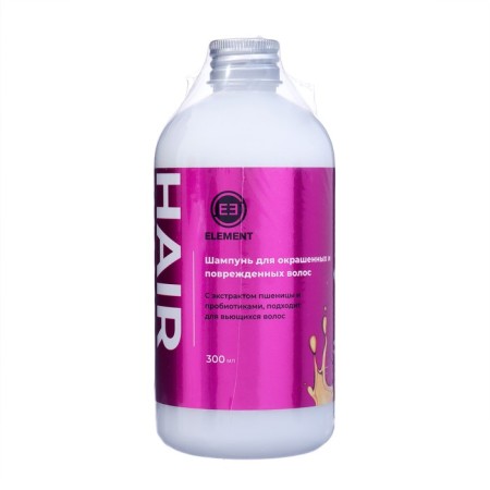 Shampoo for damaged and obedient Element hair with wheat extract 300 ml