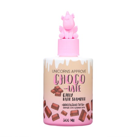 Curly hair shampoo Unicorns Approve Chocolate pause, 300 ml