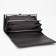 Women's wallet on magnets, black color